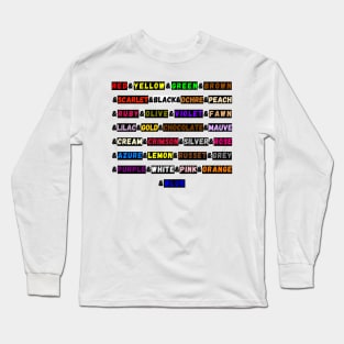 Coat of Many Colours - Joseph Musical Long Sleeve T-Shirt